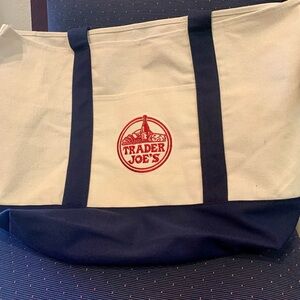 Trader Joe’s reusable canvas shopping bag large